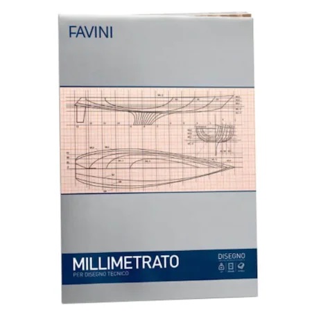 Hartie milimetrica a4 80g/mp favini 10 coli 